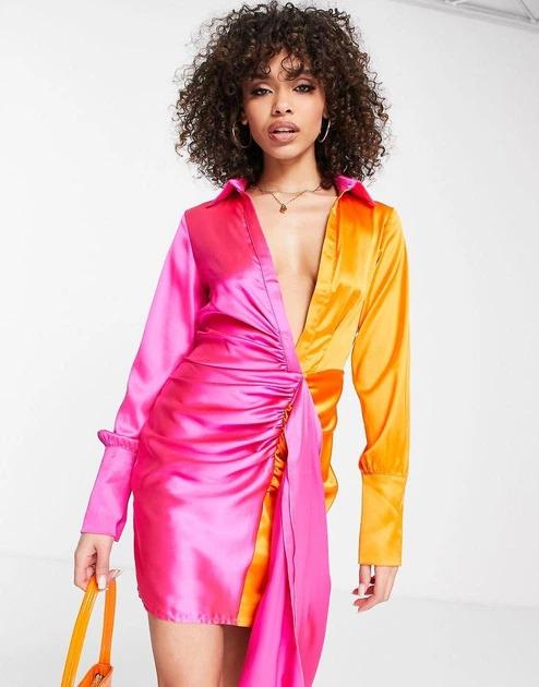 Платье Missguided CL115796 р. 36 Малиновый