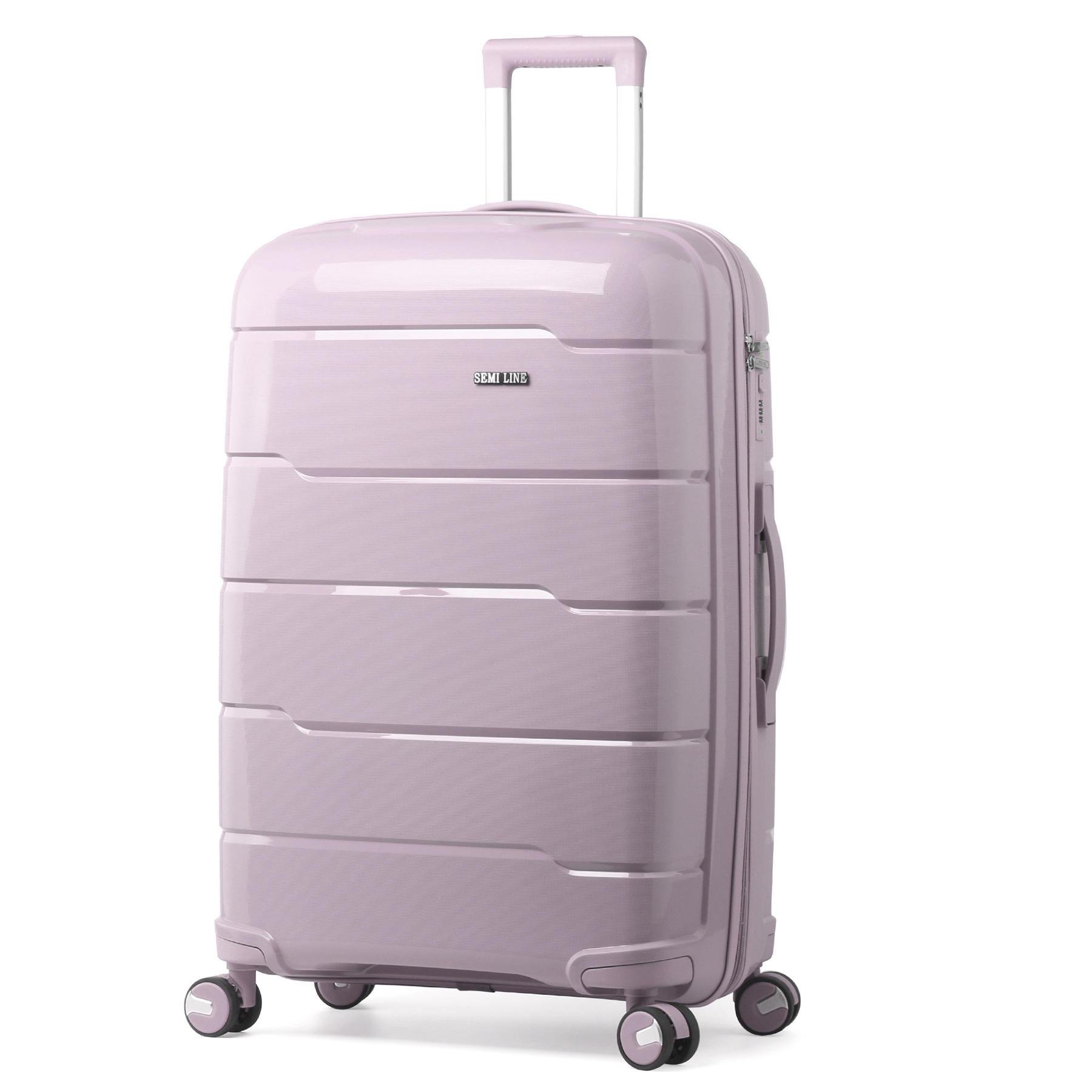 Чемодан большой SEMI LINE 28" Polypropylene L Light Pink (T5793-3)