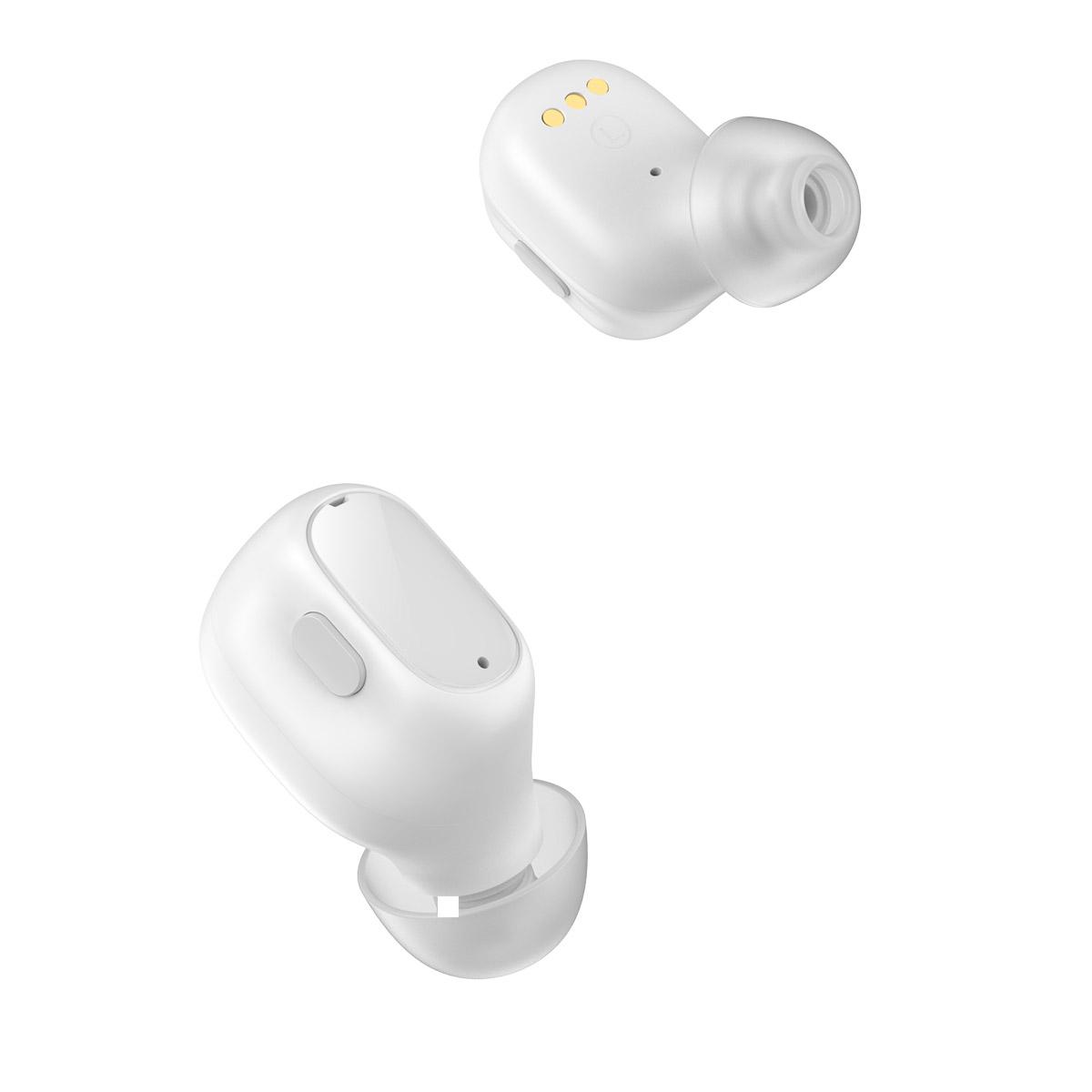 Беспроводные наушники Bluetooth BASEUS Encok True Wireless Earphones WM01 Plus NGWM01P-02 White - фото 7