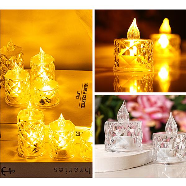 Набір LED-свічок різного розміру 6 шт. (C01205-1) - фото 7 Набір LED-свічок різного розміру 6 шт. (C01205-1) - фото 7