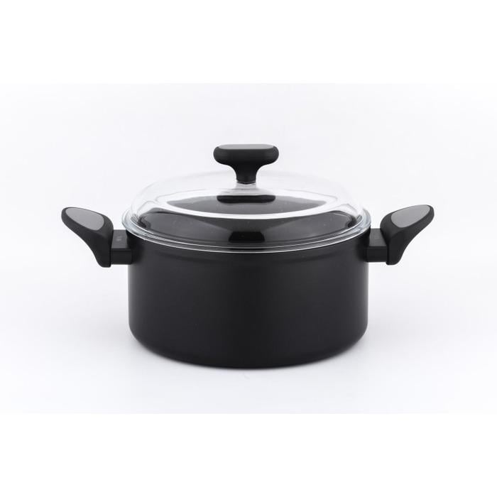 Кастрюля NOIS Salto Silver Черный 5,1 л