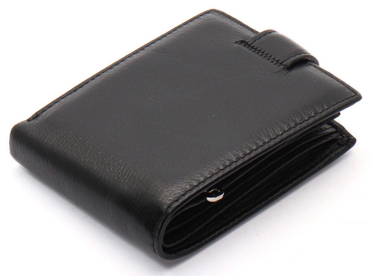 Классическое портмоне Marco Coverna из натуральной кожи Черный (MC-2003-1) - фото 4 Классическое портмоне Marco Coverna из натуральной кожи Черный (MC-2003-1) - фото 4
