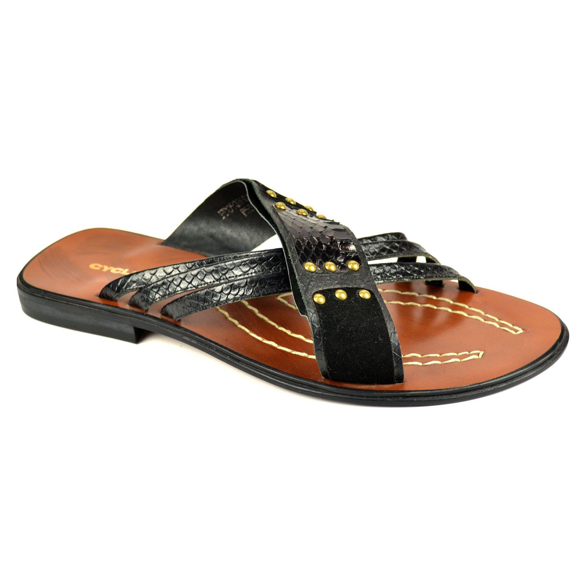 Шлепанцы мужские летние CYCLONE р. 39 Черный (6272-39)