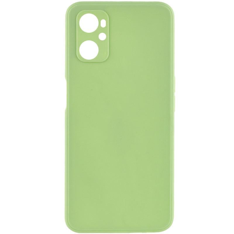 Противоударный силиконовый чехол Candy Full Camera для Oppo A96 Фисташковый