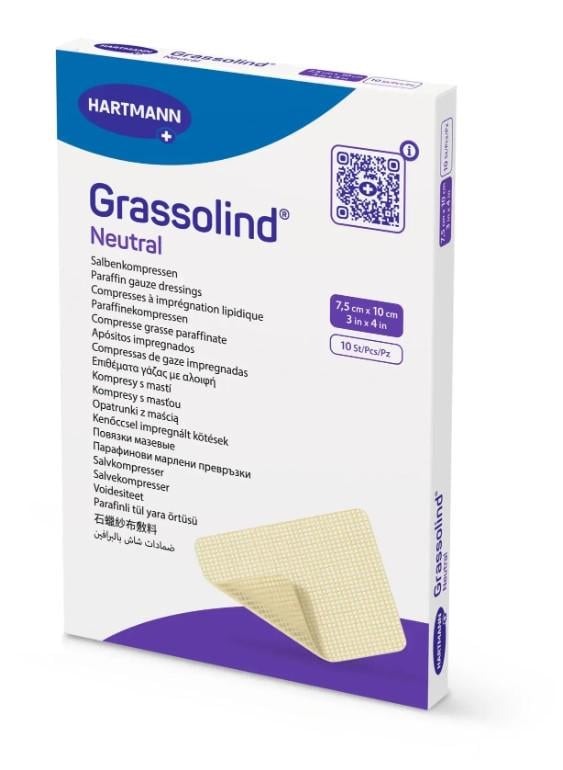 Повязка мазевая Grassolind Neutral 7,5х10 см 1 шт.