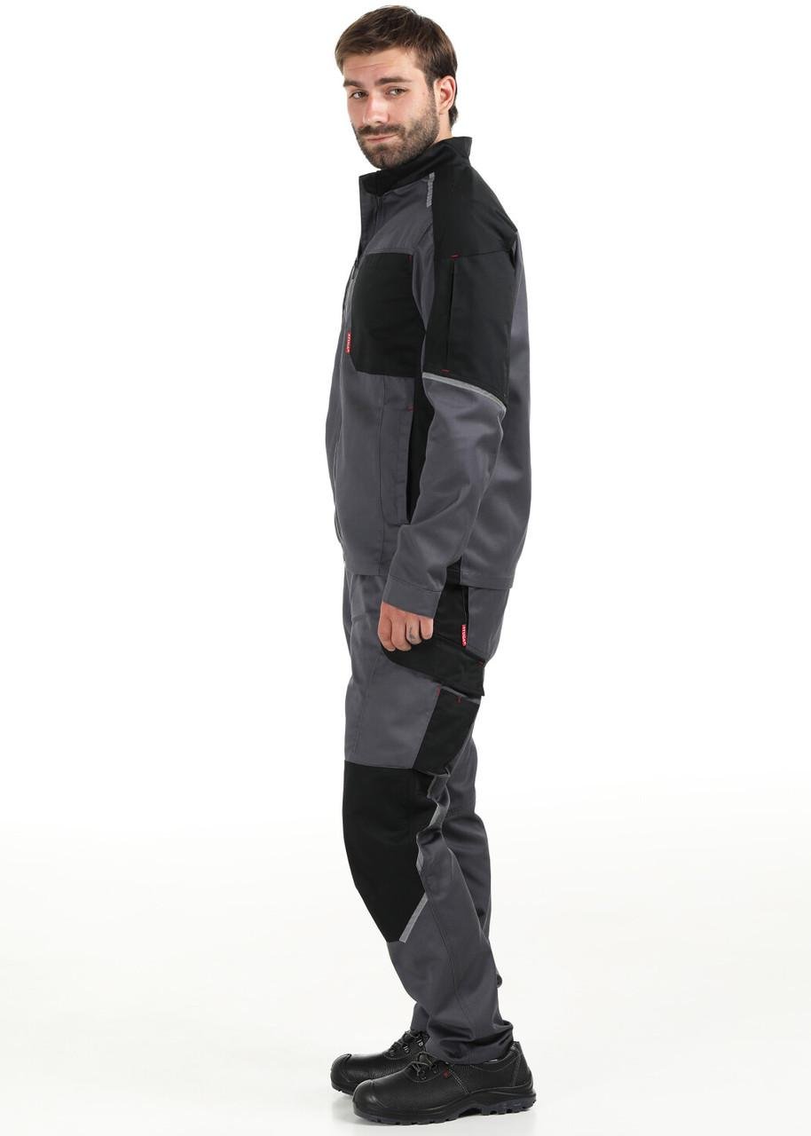 Куртка рабочая Патриот 55500030 р. 44-46 180-191 см Серо-черный (2564951383) - фото 3 Куртка рабочая Патриот 55500030 р. 44-46 180-191 см Серо-черный (2564951383) - фото 3