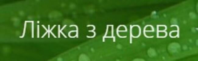 Ліжка з дерева