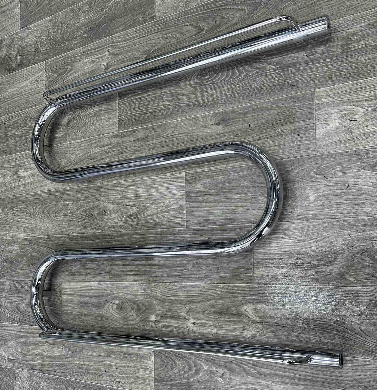 Полотенцесушитель водяной змеевик с полкой Ф32 50х80 см (23917354) - фото 2