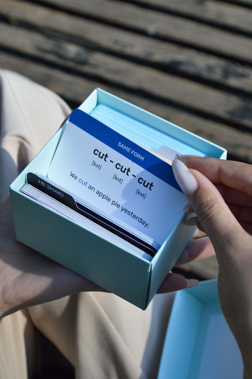 Карточки для изучения английского языка Неправильные глаголы (1933535984) - фото 5