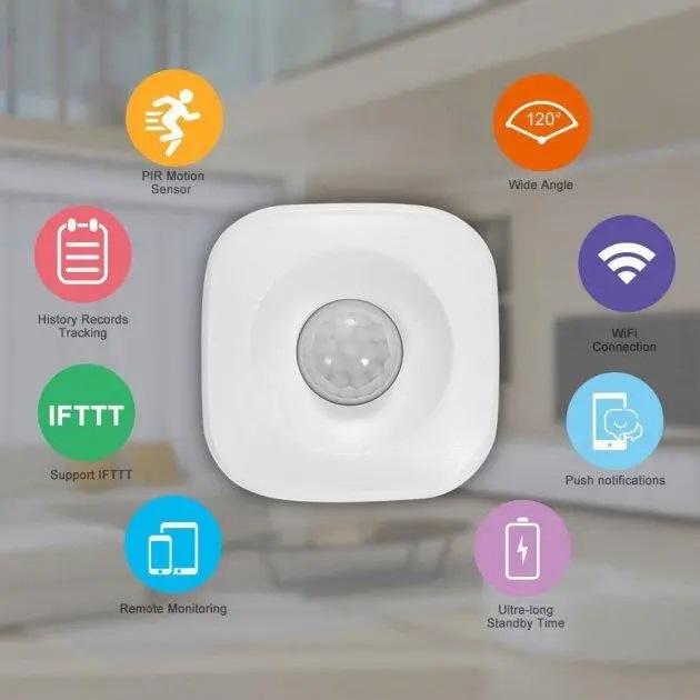 Датчик движения Tuya PIR smart Wi-Fi (903111) - фото 3