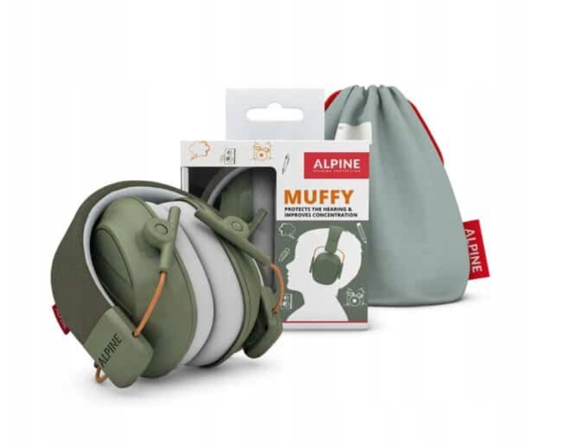 Навушники захисні Alpine Muffy Kids 25 дБ для дітей 5–16 років Зелений (31495346)