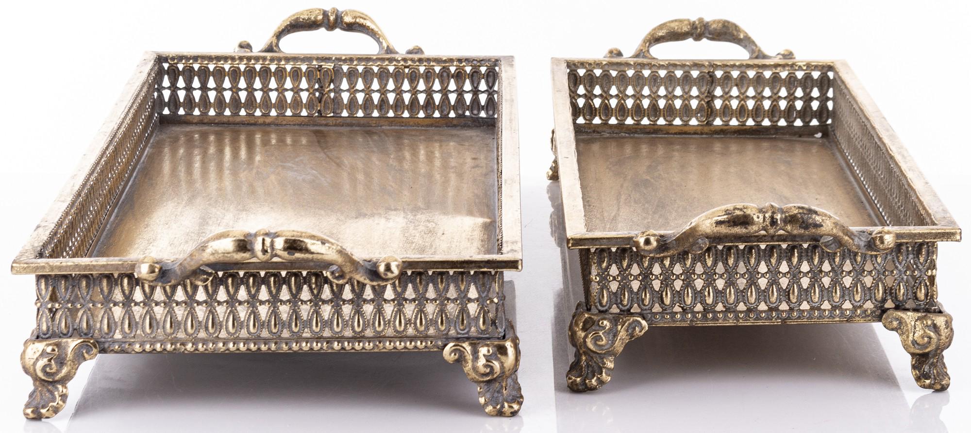 Набір таць декоративних 2 шт. 11x60x20/11x65x25 см (166609) - фото 6