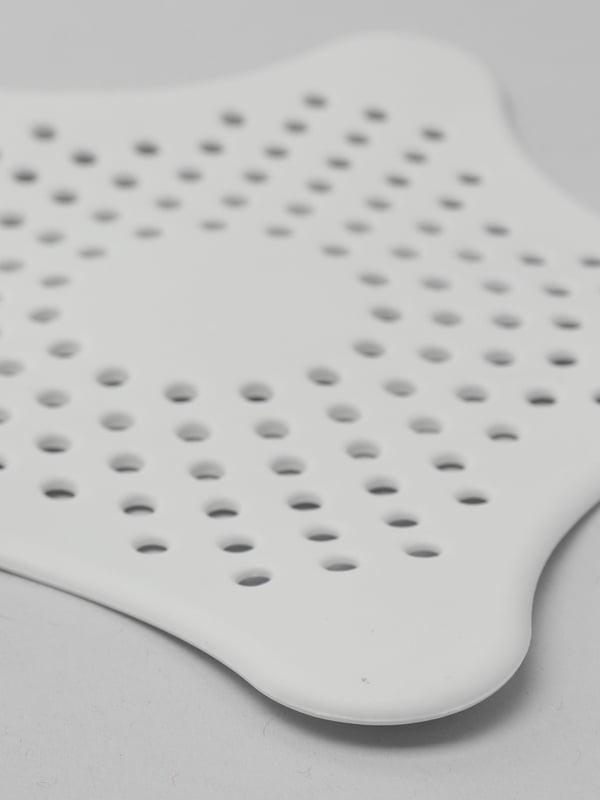 Заглушка зливна з ситечком у раковину вловлює волосся та запобігає засміванн Білий (29223) - фото 2 Заглушка зливна з ситечком у раковину вловлює волосся та запобігає засміванн Білий (29223) - фото 2