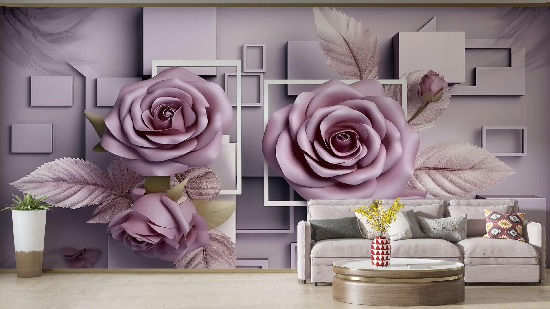 Фотообои флизелиновые Styleo Print-walls Розовые розы 0169 300х200 см (Pw-0169)