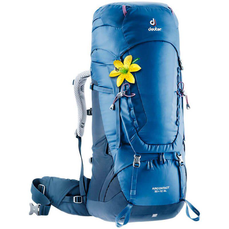 Рюкзак туристичний Deuter Aircontact 50+10 л Steel/Midnight (33202193399)