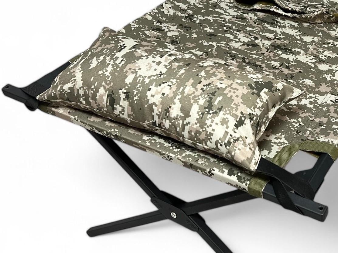 Подушка для раскладушки Aforse тип НАТО с фиксатором Пиксель (2422469414)