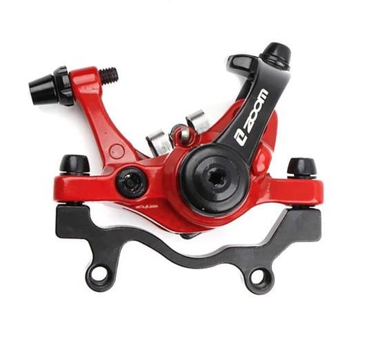 Тормоз дисковый калипер Zoom DB680 двухпоршневой с двумя активными колодками задний 160 мм