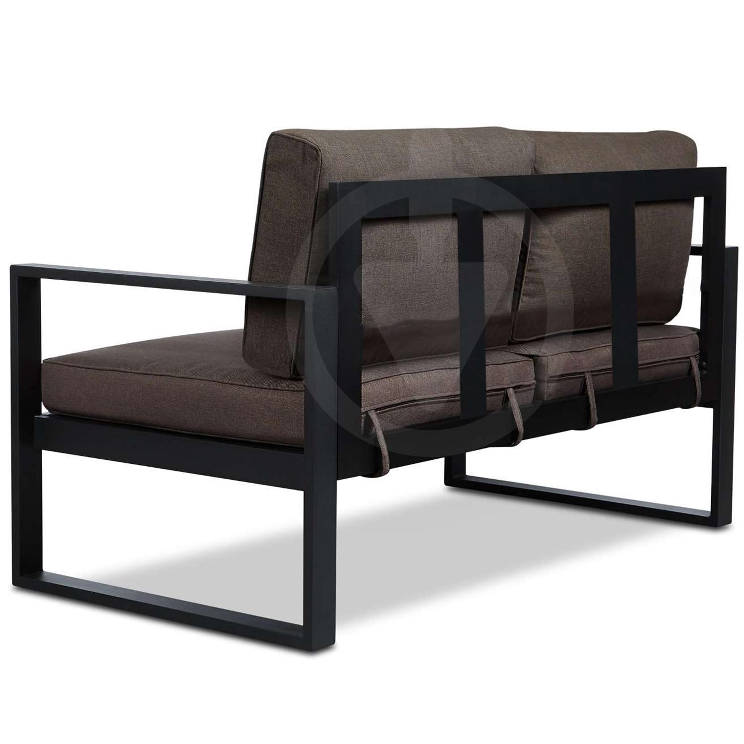 Диван металлический AVVS Бостон лофт с подлокотниками рогожка 130 см Коричневый - фото 3 Диван металлический AVVS Бостон лофт с подлокотниками рогожка 130 см Коричневый - фото 3