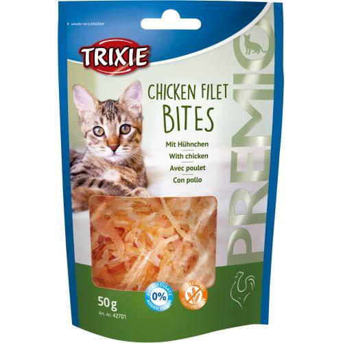 Ласощі для котів Trixie Premio Chicken Filet Bites 50 г курка