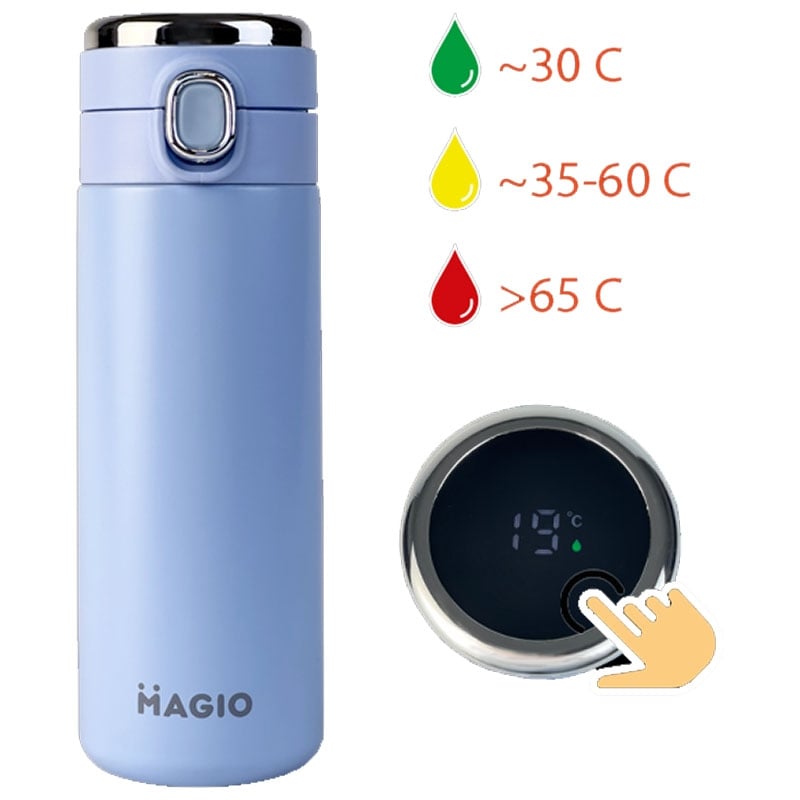 Термос Magio MG-1047B SMART вакуумний 400 мл Blue (23252070) - фото 9 Термос Magio MG-1047B SMART вакуумний 400 мл Blue (23252070) - фото 9
