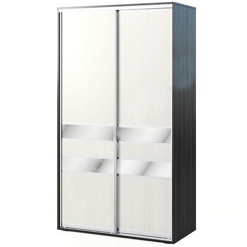 Шкаф купе Мир Мебели Мария 1,5 из ДСП и МДФ 200х200х63 см Дуб Борас/Белое Золото Шкаф купе Мир Мебели Мария 1,5 из ДСП и МДФ 200х200х63 см Дуб Борас/Белое Золото