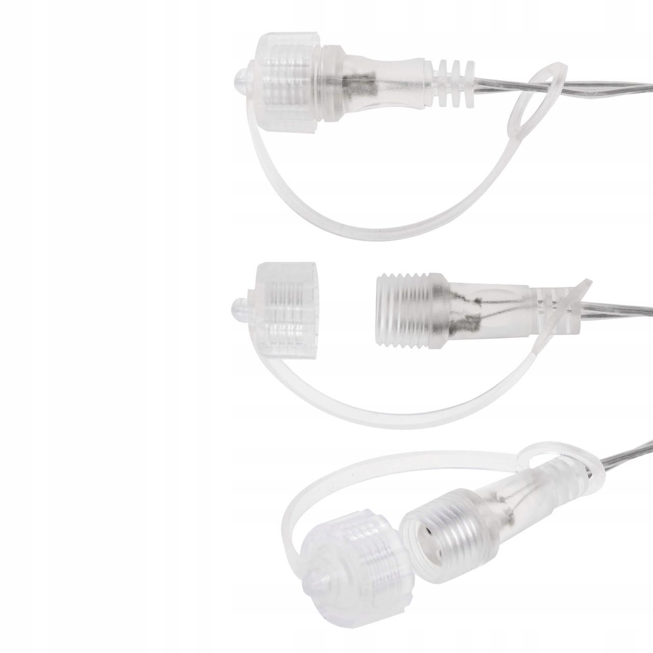 Гірлянда бахрома вулична Springos CL4009 2 м 92 LED Cold White - фото 2 Гірлянда бахрома вулична Springos CL4009 2 м 92 LED Cold White - фото 2