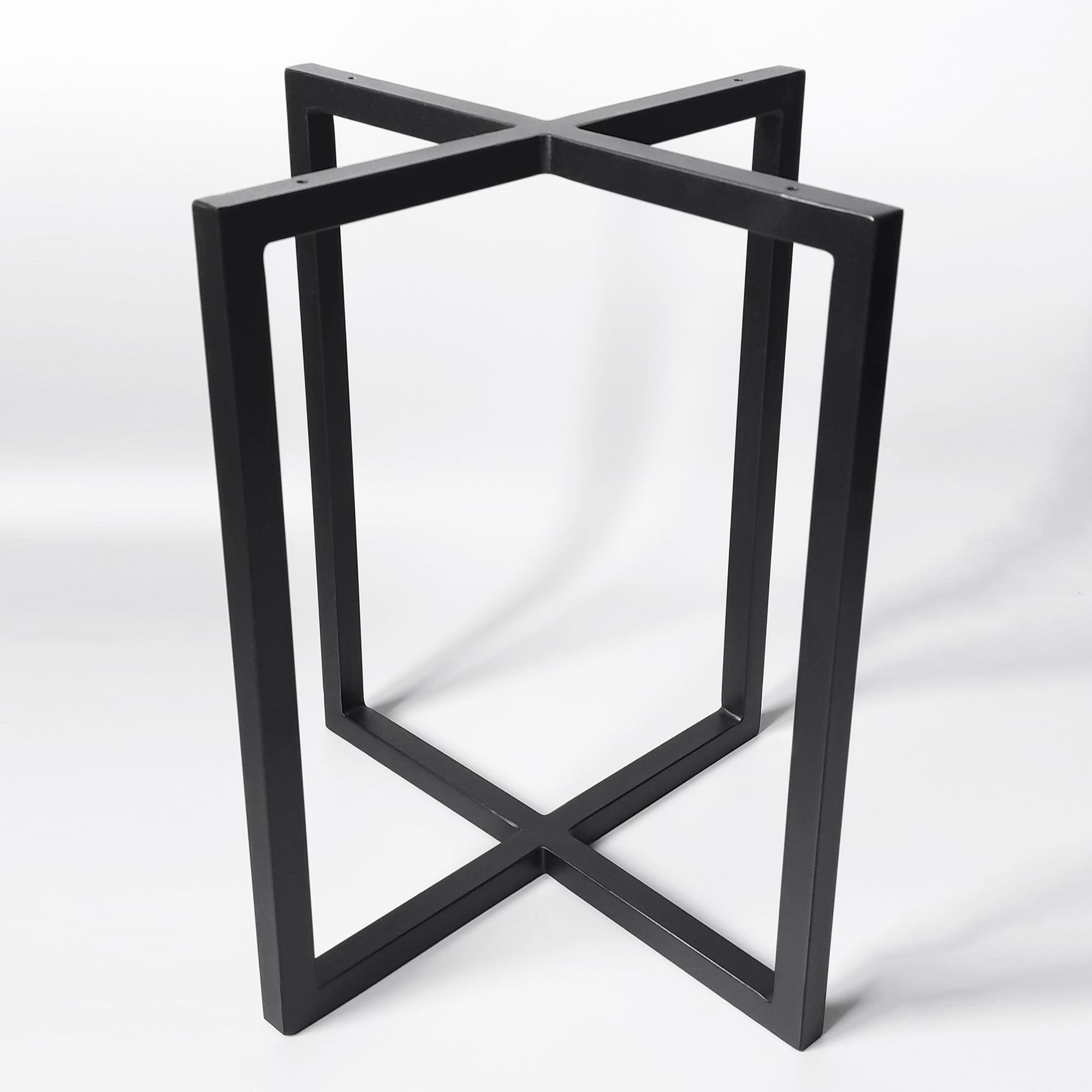 Каркас для журнального стола из металла 400х400 мм H 450 мм Черный (1023) Каркас для журнального стола из металла 400х400 мм H 450 мм Черный (1023)