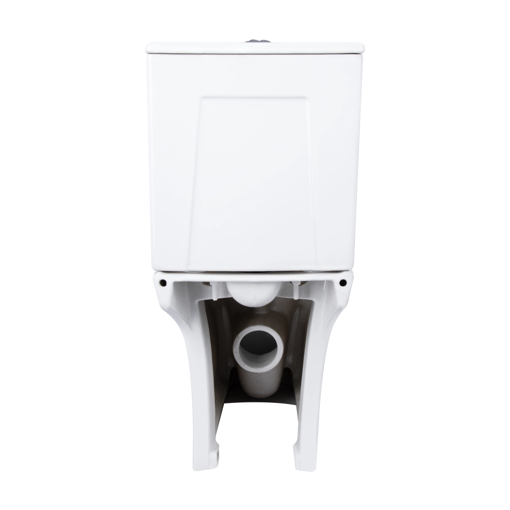 Унітаз підлоговий Qtap Presto Quadro Rimless QT24221215AW безобідковий 650х340 мм Білий (SD00052480) - фото 5