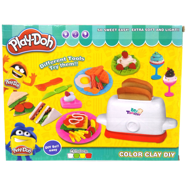 Набор игровой PLAY-DOH 677-C509 для лепки из пластилина с тостером