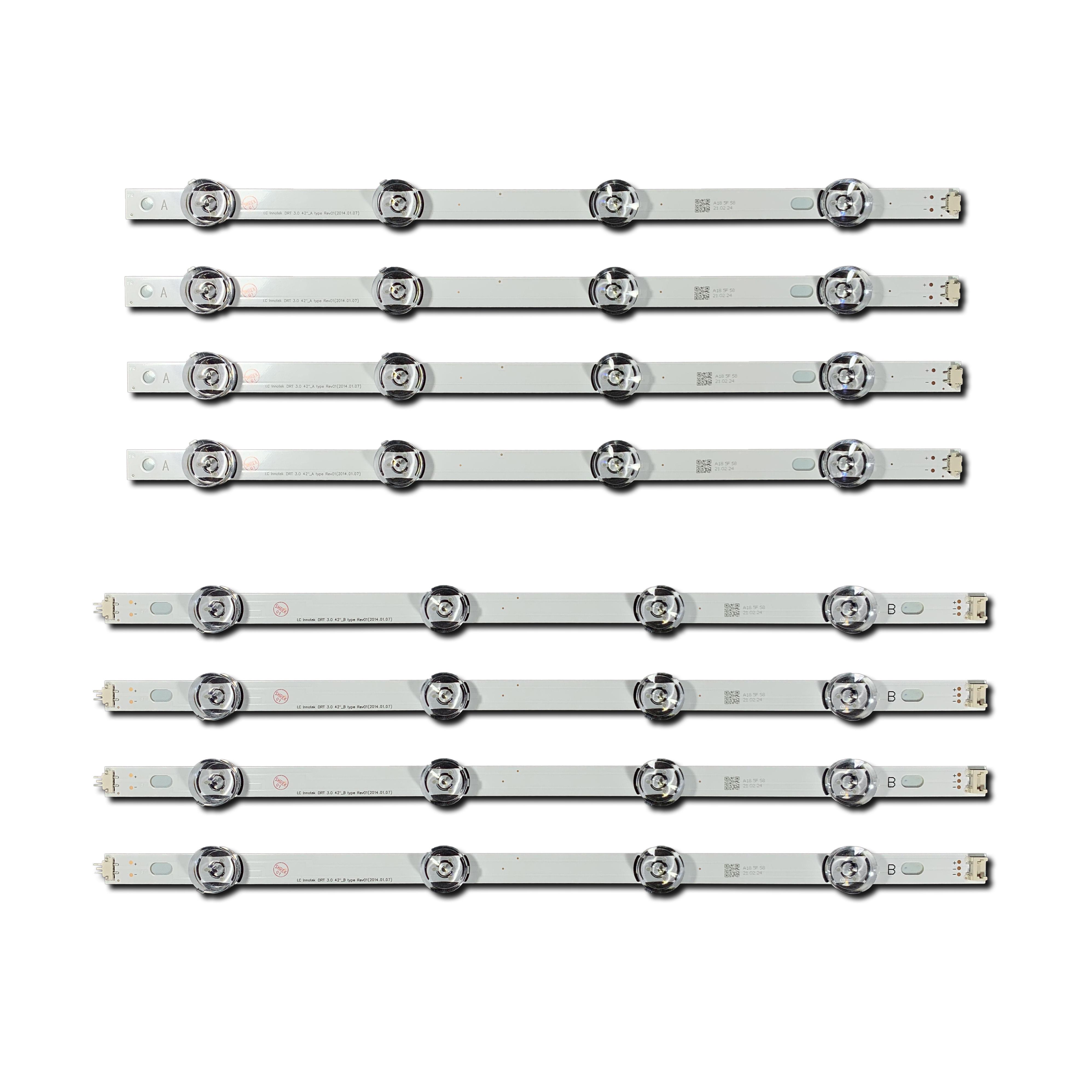 Комплект LED підсвітки LG для TV 42" DRT 3.0 42"_A type Rev01/DRT 3.0 42"_B type Rev01 (ART-12637) Комплект LED підсвітки LG для TV 42" DRT 3.0 42"_A type Rev01/DRT 3.0 42"_B type Rev01 (ART-12637)