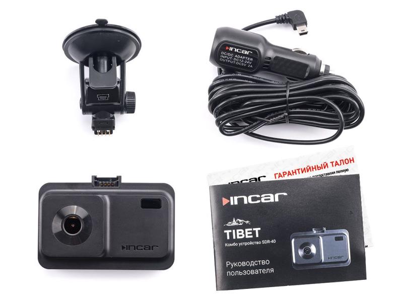 Видеорегистратор с радар-детектором Incar SDR-40 Tibet - фото 8 Видеорегистратор с радар-детектором Incar SDR-40 Tibet - фото 8