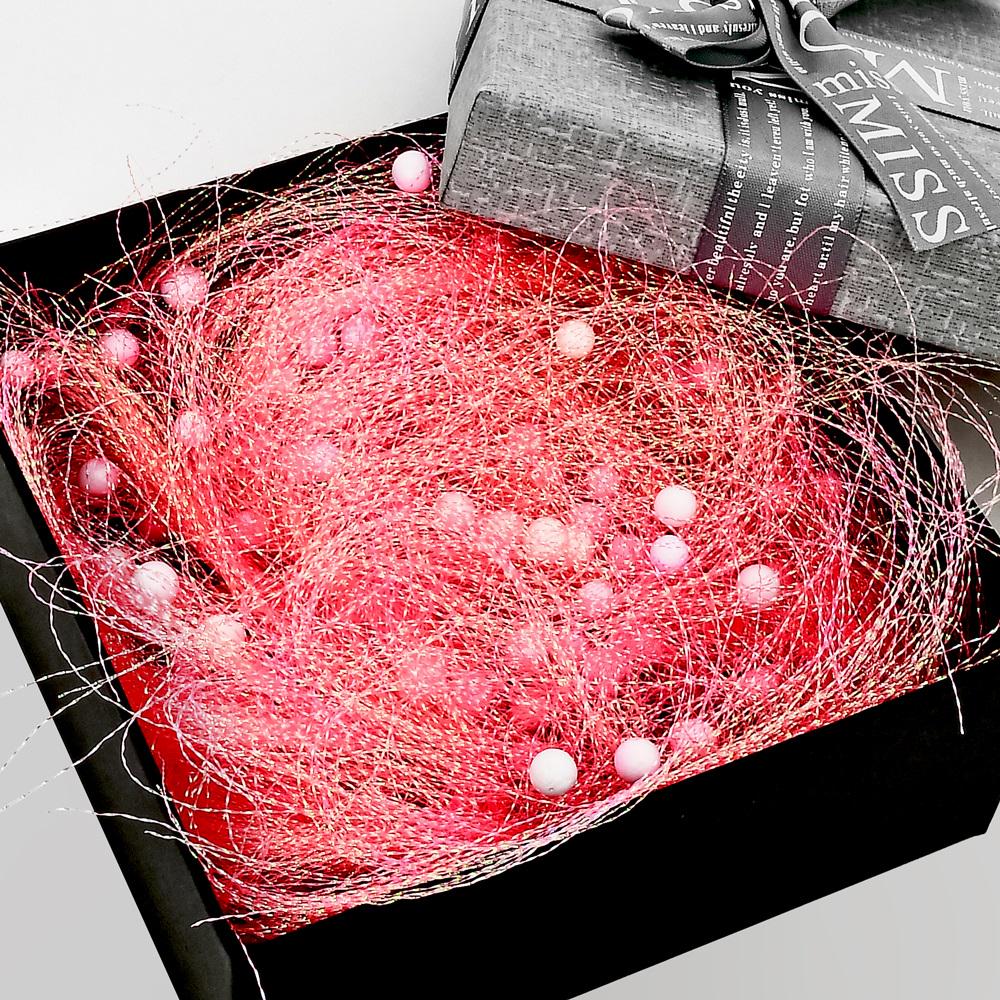 Декоративный наполнитель из полипропилена для подарочных коробок 30 г Pink (22091889) - фото 2