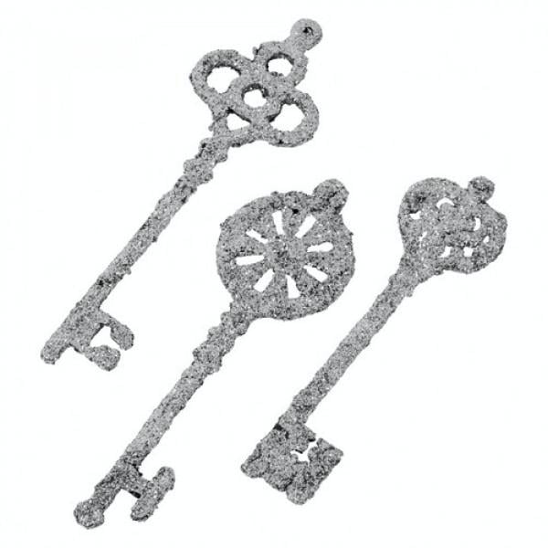 Новогодняя подвеска Seta Ключик 3 шт. (17-159SL)