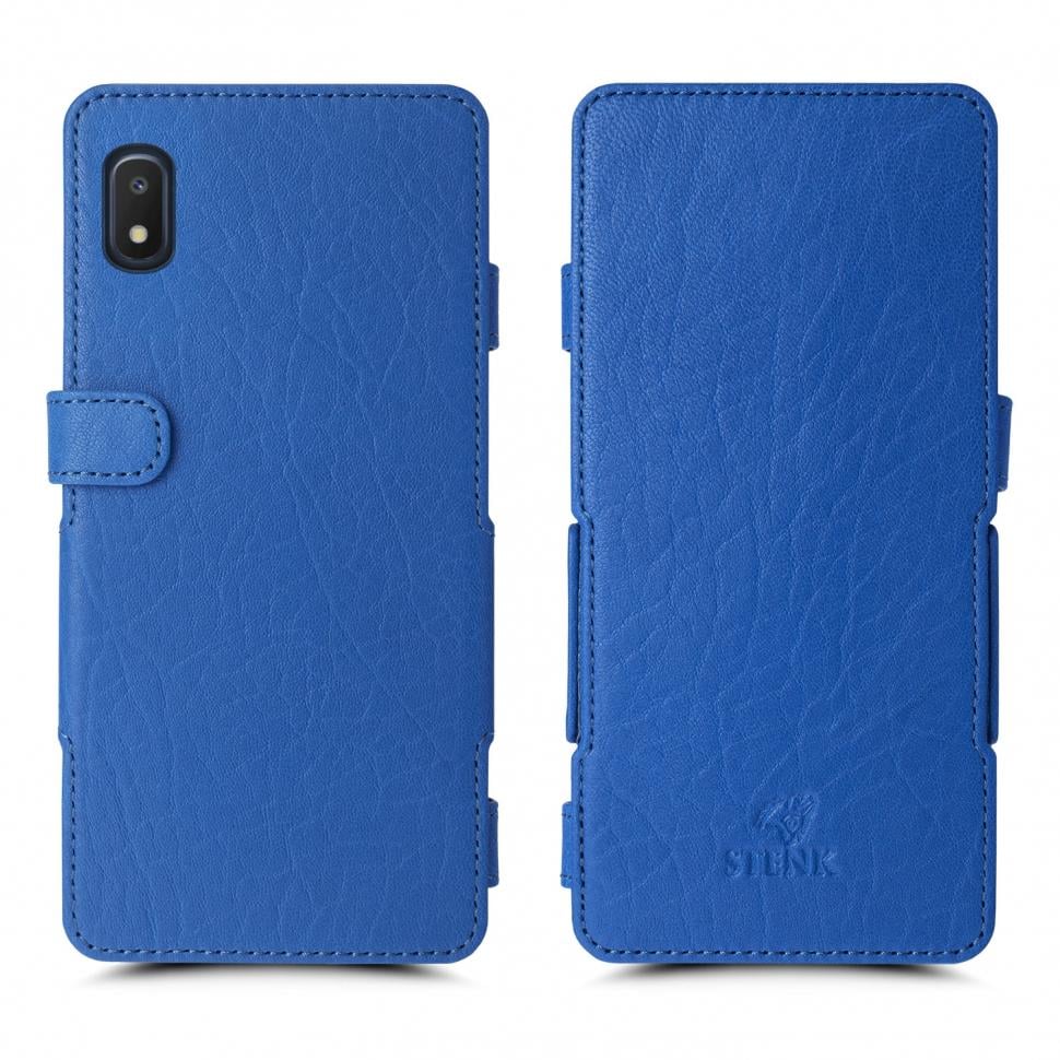 Чехол книжка Stenk Prime для Samsung Galaxy A10e Ярко-синий (67003)