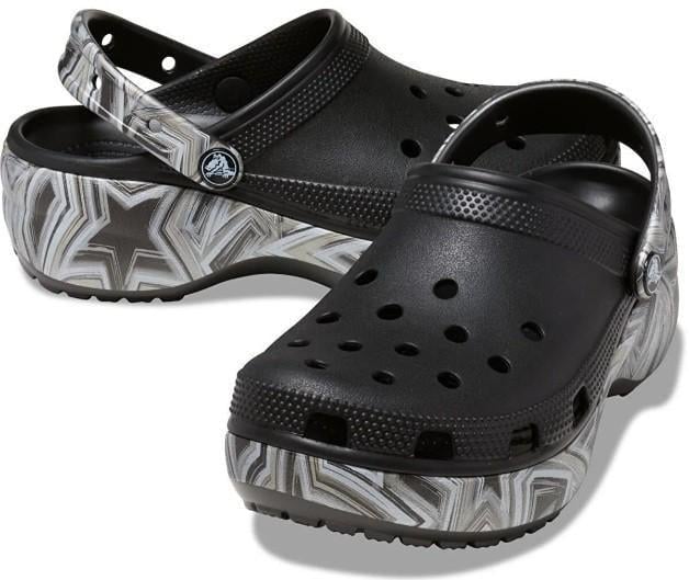 Сабо жіночі Crocs Womens Classic Clog Platform HI-LO Disco р. 36-37 Чорний (17130)