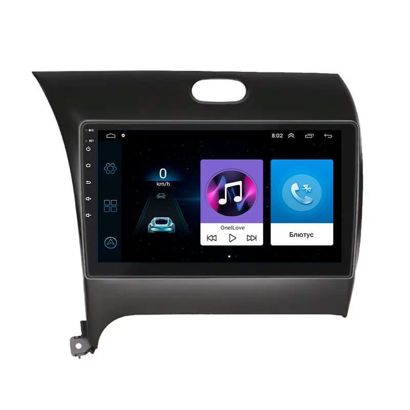 Автомагнітола штатна Lesko для Kia Forte II рестайлінг 2016-2018 9" 1/16Gb Wi-Fi GPS Base MOB