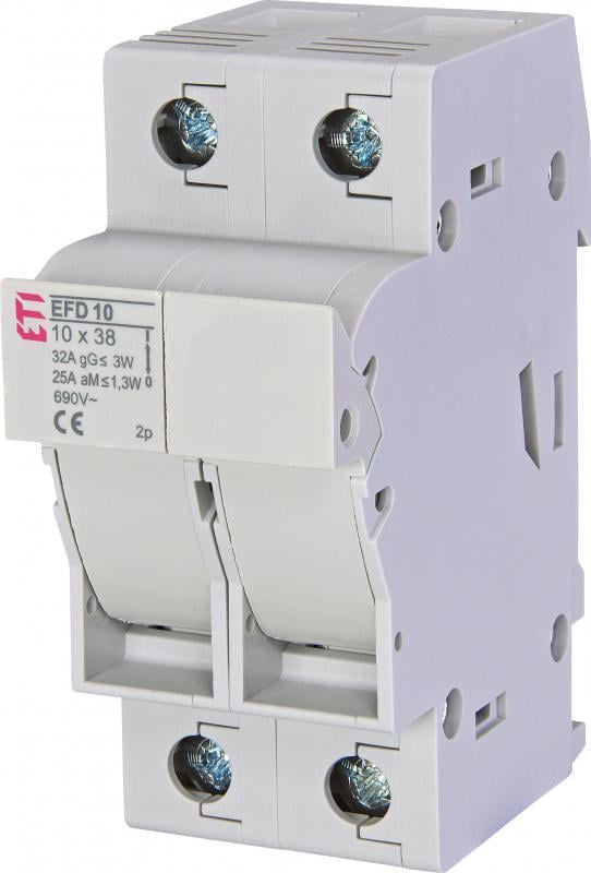 Держатель предохранителя ETI EFD 10 2P 32A 690В 10x38 мм (2540003)