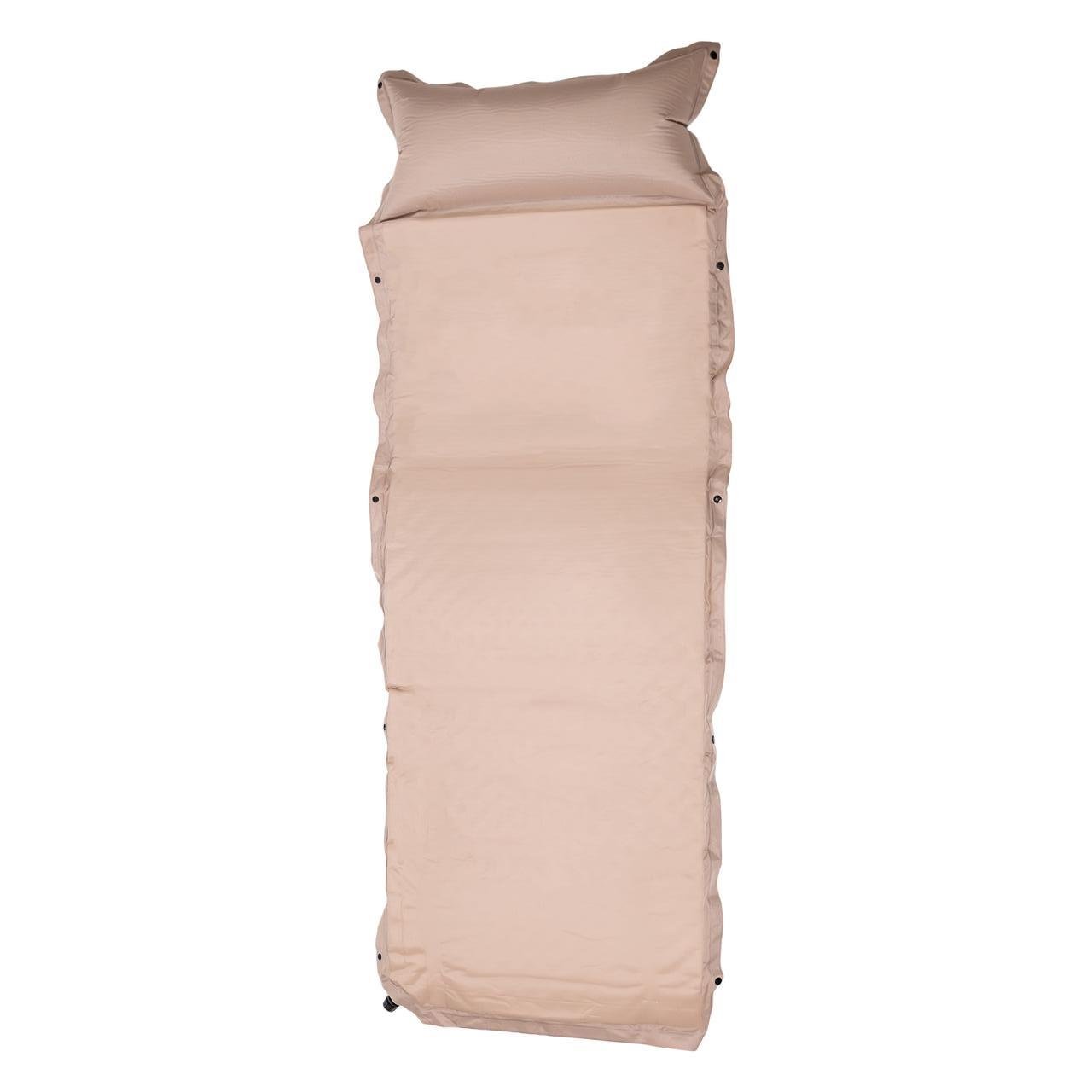 Килимок у намет похідний туристичний з надувним підголівником 175х65х4 см Бежевий (7181) - фото 1 Килимок у намет похідний туристичний з надувним підголівником 175х65х4 см Бежевий (7181) - фото 1