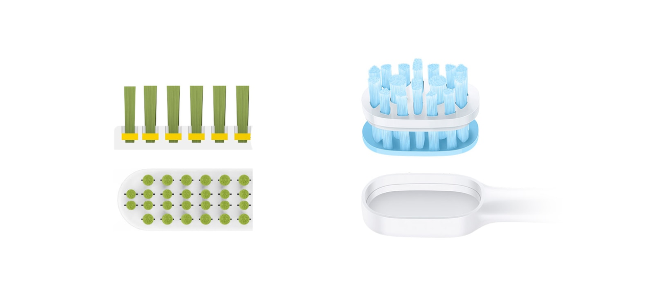 Насадки для зубної щітки Mijia Electric Toothbrush Mini DDYST02SKS 3 шт. White - фото 5