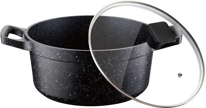 Каструля Peterhof з антипригарним покриттям мармур 6 л (PH-15872-28 )