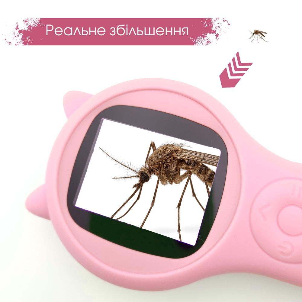 Мікроскоп цифровий дитячий LOSSO з підсвічуванням і лупою Рожевий (526611064) - фото 5 Мікроскоп цифровий дитячий LOSSO з підсвічуванням і лупою Рожевий (526611064) - фото 5
