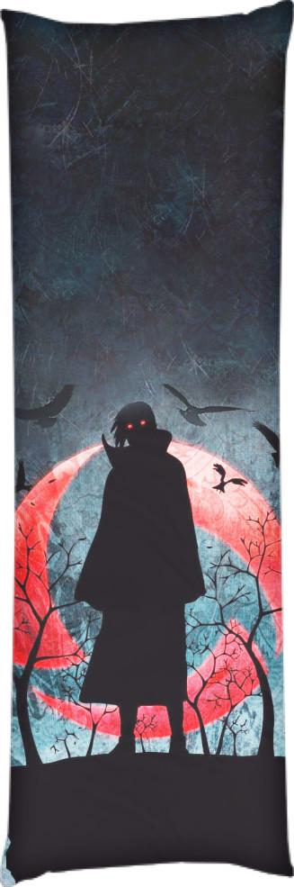 Подушка дакимакура Itachi Uchiha Mangekyou Sharingan 60x180 см (14100309)