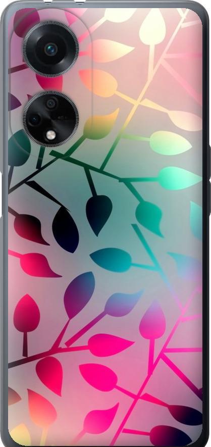 Чехол на Oppo A98 Листья (2235u-3115-42517)