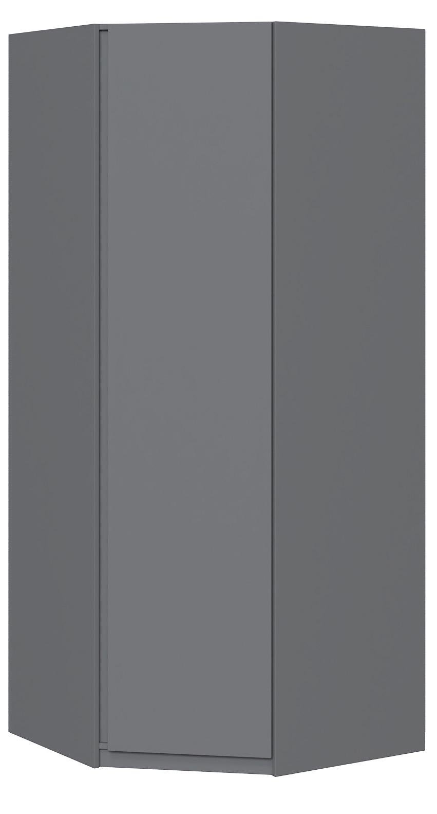Шкаф угловой Мастер Форм Брайт 850х520х2000 мм Антрацит (31831) - фото 1