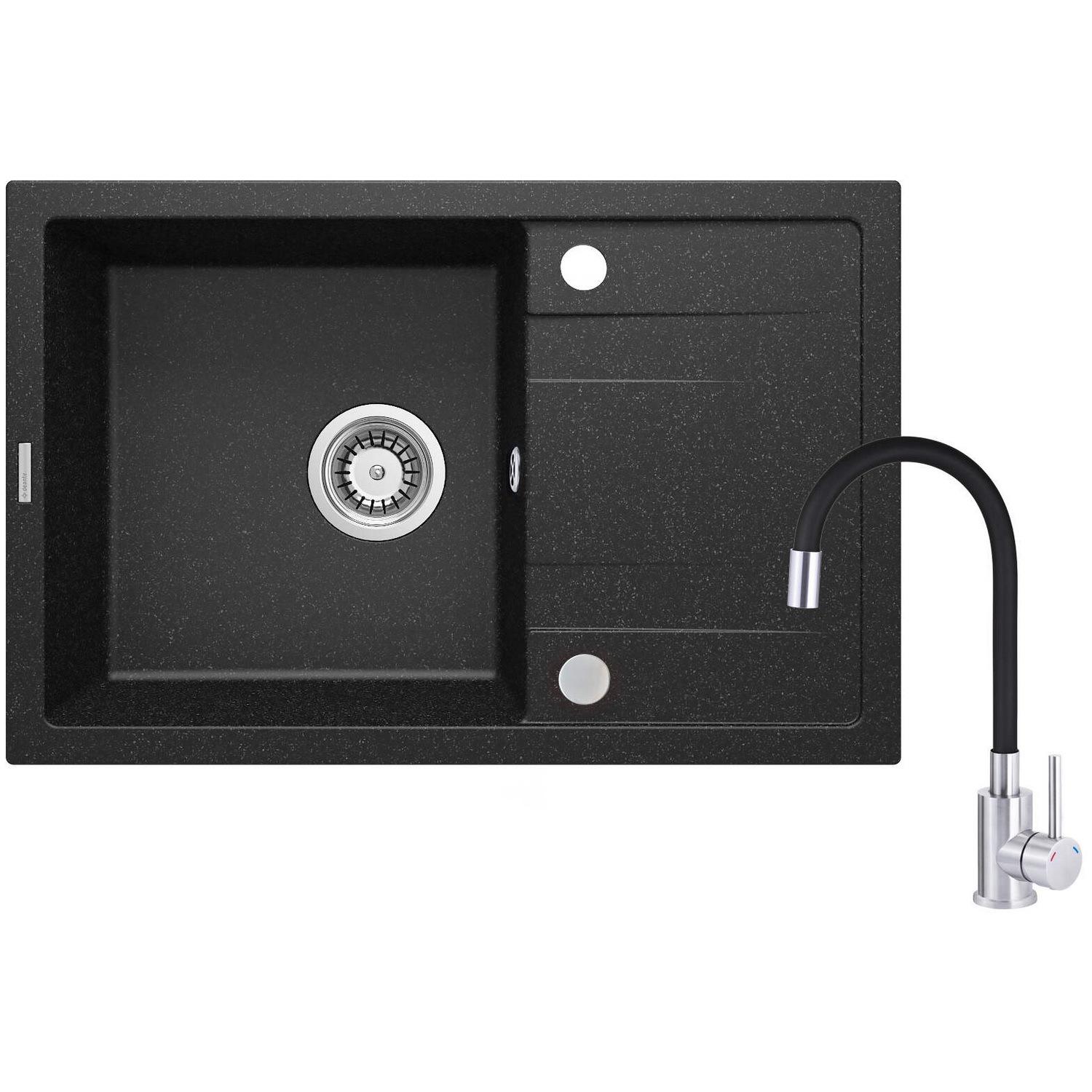 Мойка кухонная Deante ZRCP2113 гранитная прямоугольная 670x440 мм Графитовый (25965301)