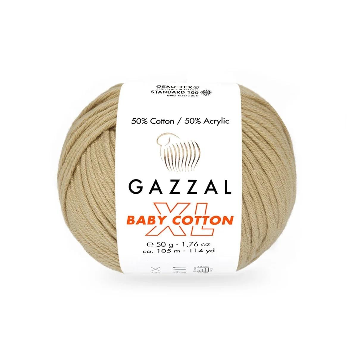 Пряжа Gazzal BabyCotton XL 3424