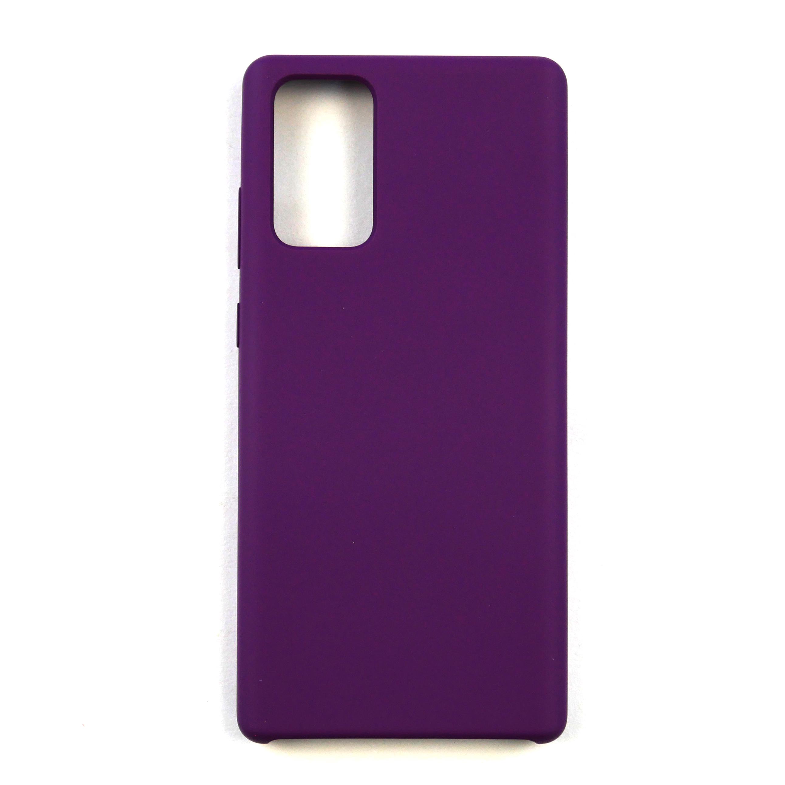 Чехол Jelly Silicone Case Samsung Note 20 Purple (30)