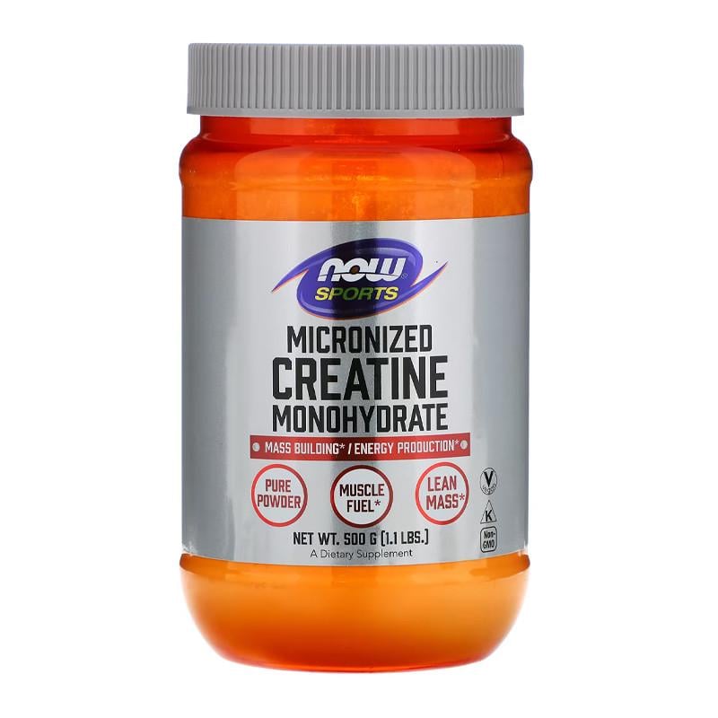 Креатин моногидрат NOW Micronized Creatine Monohydrate 500 г (18756-01)