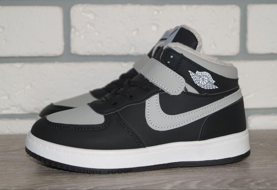 Хайтопы зимние Paliament р. 35 21 см Черный/Серый (31119-35)