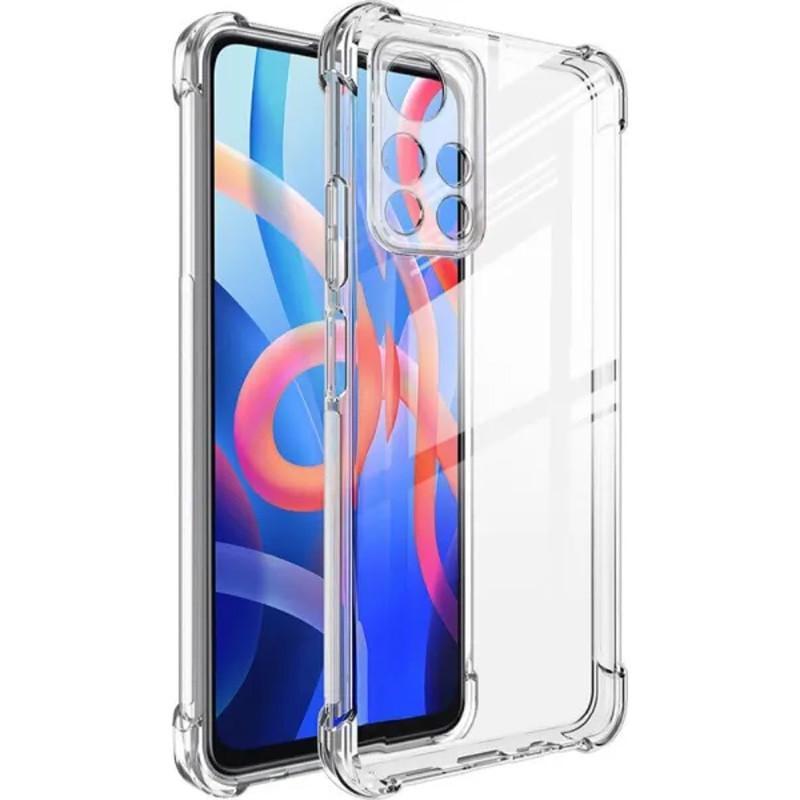 Протиударний TPU чохол GETMAN Ease logo посилені кути Full Camera для Xiaomi Poco M4 Pro 5G / Note 11 5G Прозорий (Безбарвний)